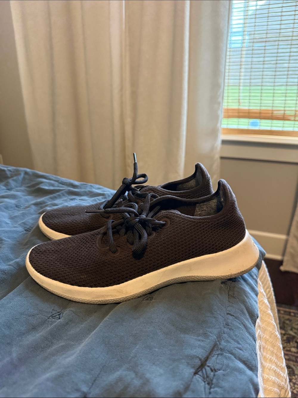 allbirds Women's Knit Lace-Up Sneakers in Dark Brown